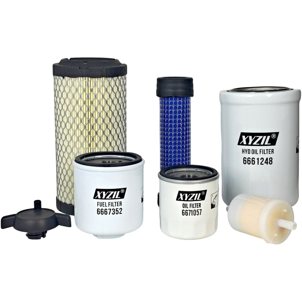 Maintenance Filter Kit for Bobcat 6661248 6683101 Fuel Engine HYD Oil In-Line