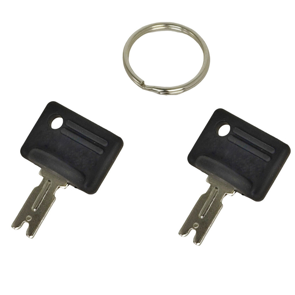 2X Ignition Switch Key 166 107151-002 Fit for Crown Gradall Caterpillar Forklift