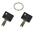 2X Ignition Switch Key 166 107151-002 Fit for Crown Gradall Caterpillar Forklift