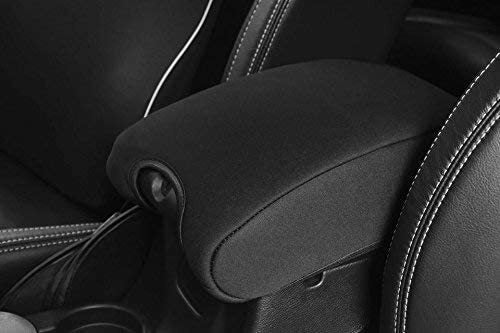 Black Center Console Armrest Pad Cover Fits For 2011-2018 Jeep Wrangler JK