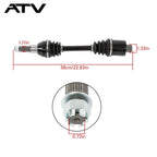 Rear Left Right CV Axles Drive Shaft For Polaris Sportsman 500 4X4 1999-2002