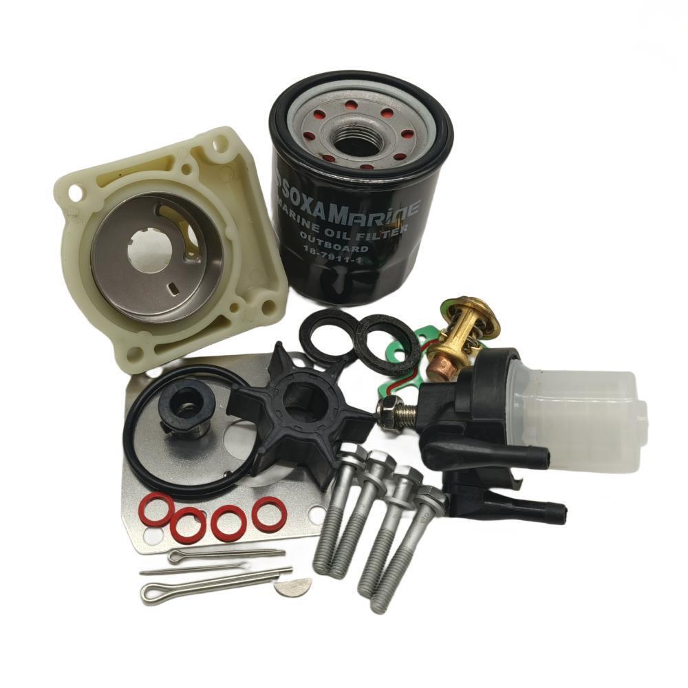 Maintenance Service Kit For Yamaha 4-Str 20/25HP F20A F25A F25D Outboard &Filter