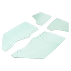 Fits Chevy Chevelle Malibu 2Door 1970-1972 Quarter Side Door Window Glass 4Pcs