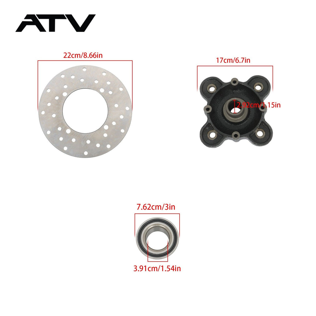 Rear Wheel Hub Bearing Kit For Polaris Ranger XP 900 2013-2019
