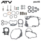 Intake&Exhaust Valve Seals Cylinder Head Overhaul Kit For Honda Recon250 2x4