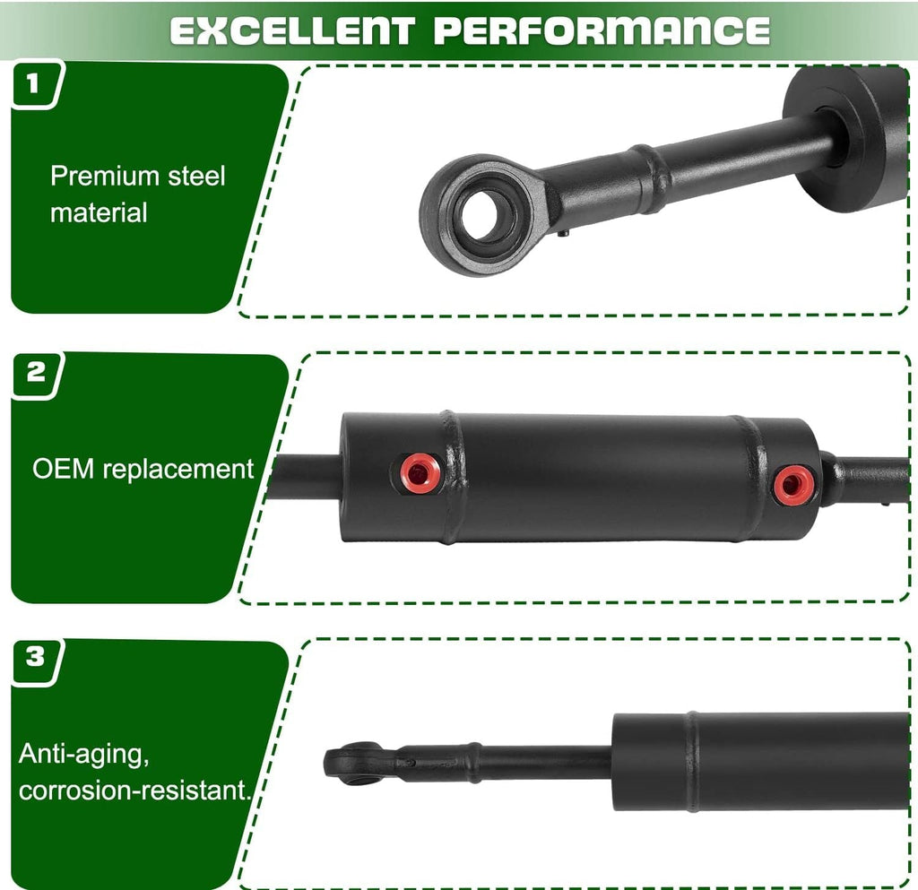 Hydraulic Steering Cylinder For John Deere 322 332 318 AM108777 AM39310 AM105769