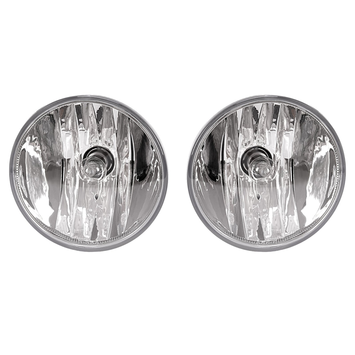 For Chevrolet Colorado 2021-2022 Clear Fog Lights w/ Chrome Bezel Wires Switch