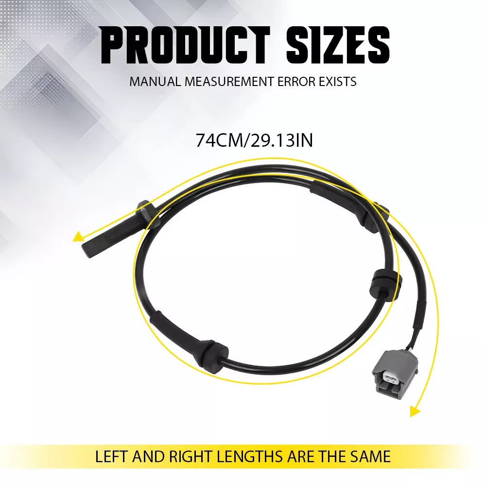 2Pcs ABS Wheel Speed Sensor for Nissan Rogue 2014-2020 Front Driver Passenger EA