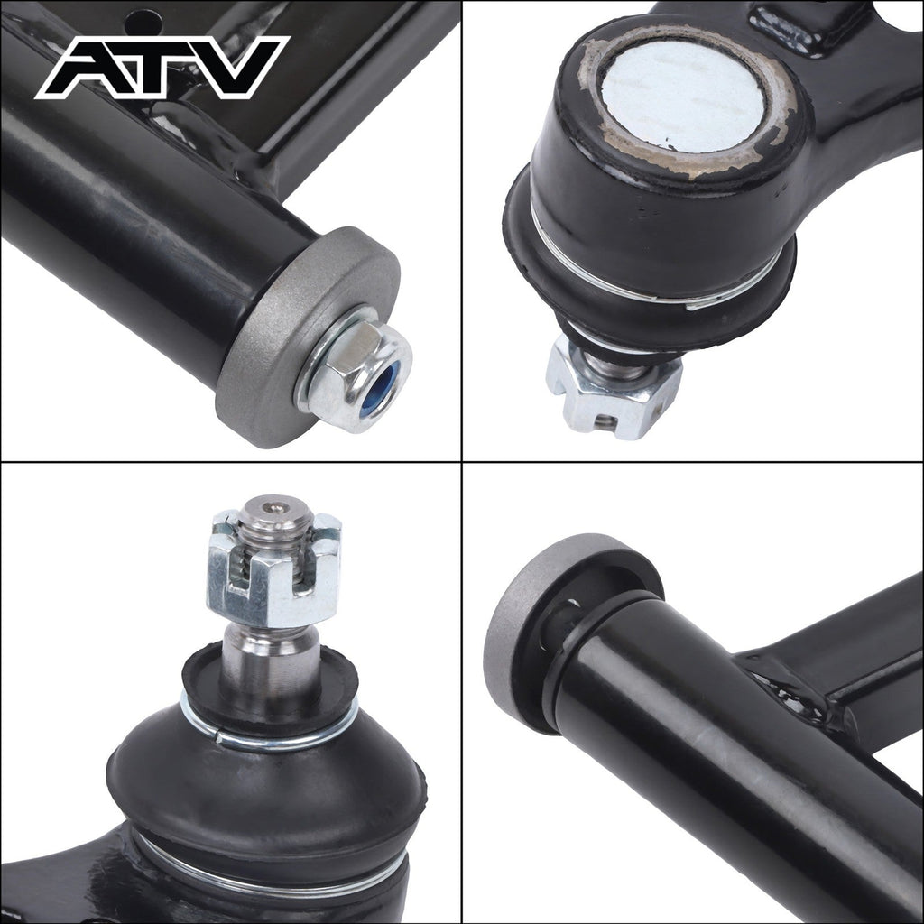 Black Front Upper Left & Right A-Arms 2006-2009 For Yamaha Raptor 700 YFM700R