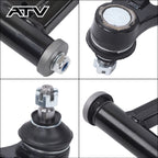 Black Front Upper Left & Right A-Arms 2006-2009 For Yamaha Raptor 700 YFM700R