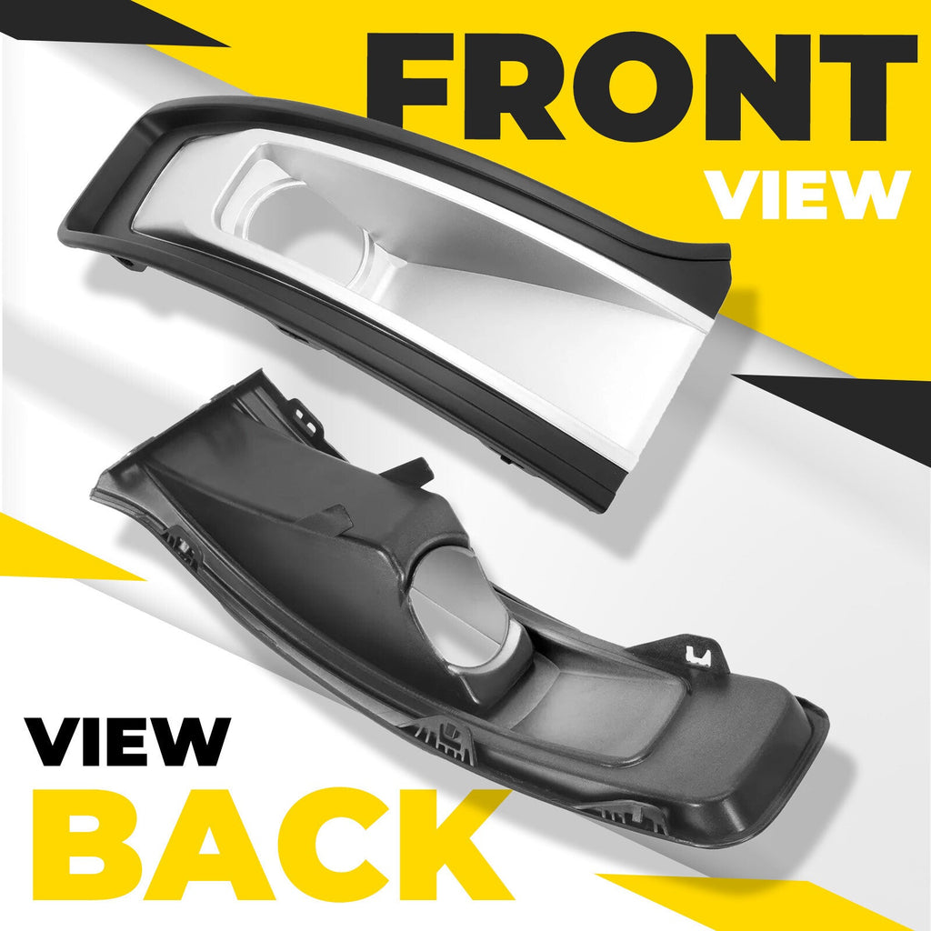 Pair Fog Lights Bezel Trim Cover Driver & Passenger Side for Ford Flex 2013-2019