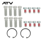 Rear Wheel Hub Bearing Kit For Polaris Ranger XP 900 2013-2019