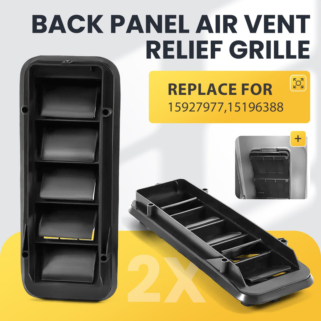 2 Cabin Pressure Air Vent Relief Valve Panel Grille For Chevrolet Silverado 1500