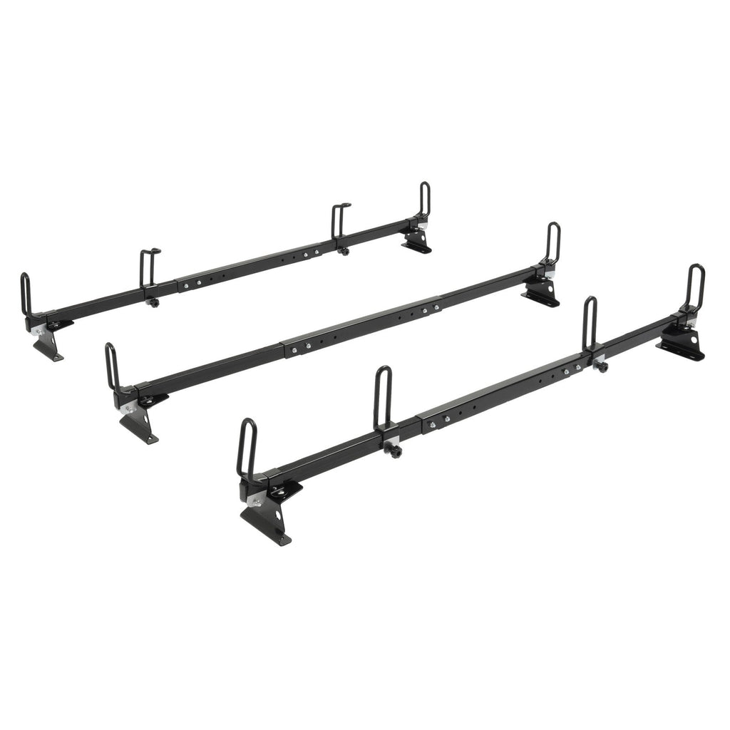 65" 3-Bar Cargo Van High Ladder Roof Rack For Nissan NV 1500 2500 3500 750 lbs