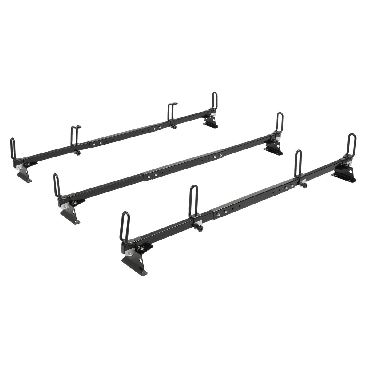 65" 3-Bar Cargo Van High Ladder Roof Rack For Nissan NV 1500 2500 3500 750 lbs