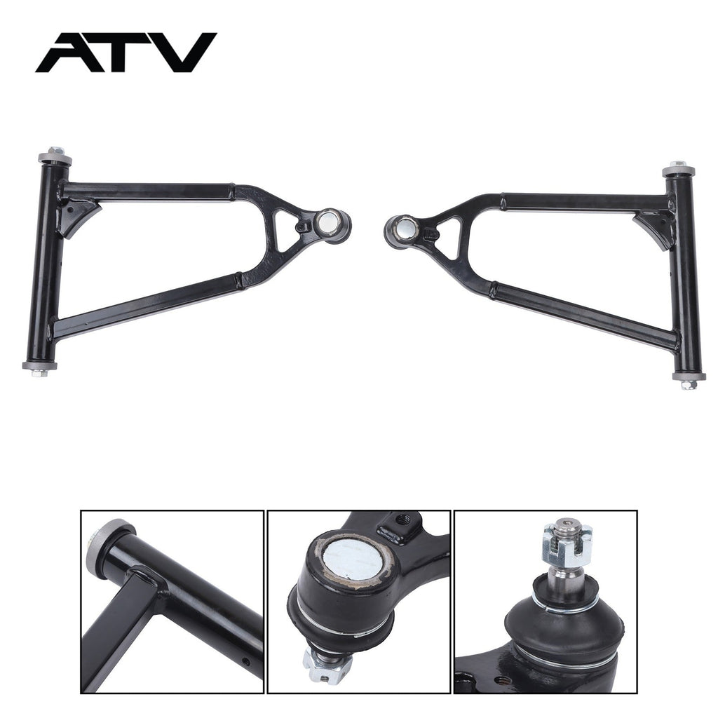 Black Front Upper Left & Right A-Arms 2006-2009 For Yamaha Raptor 700 YFM700R