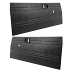Fit 84-87 Toyota Pickup Truck Interior Door Panels Center Section Black ABS