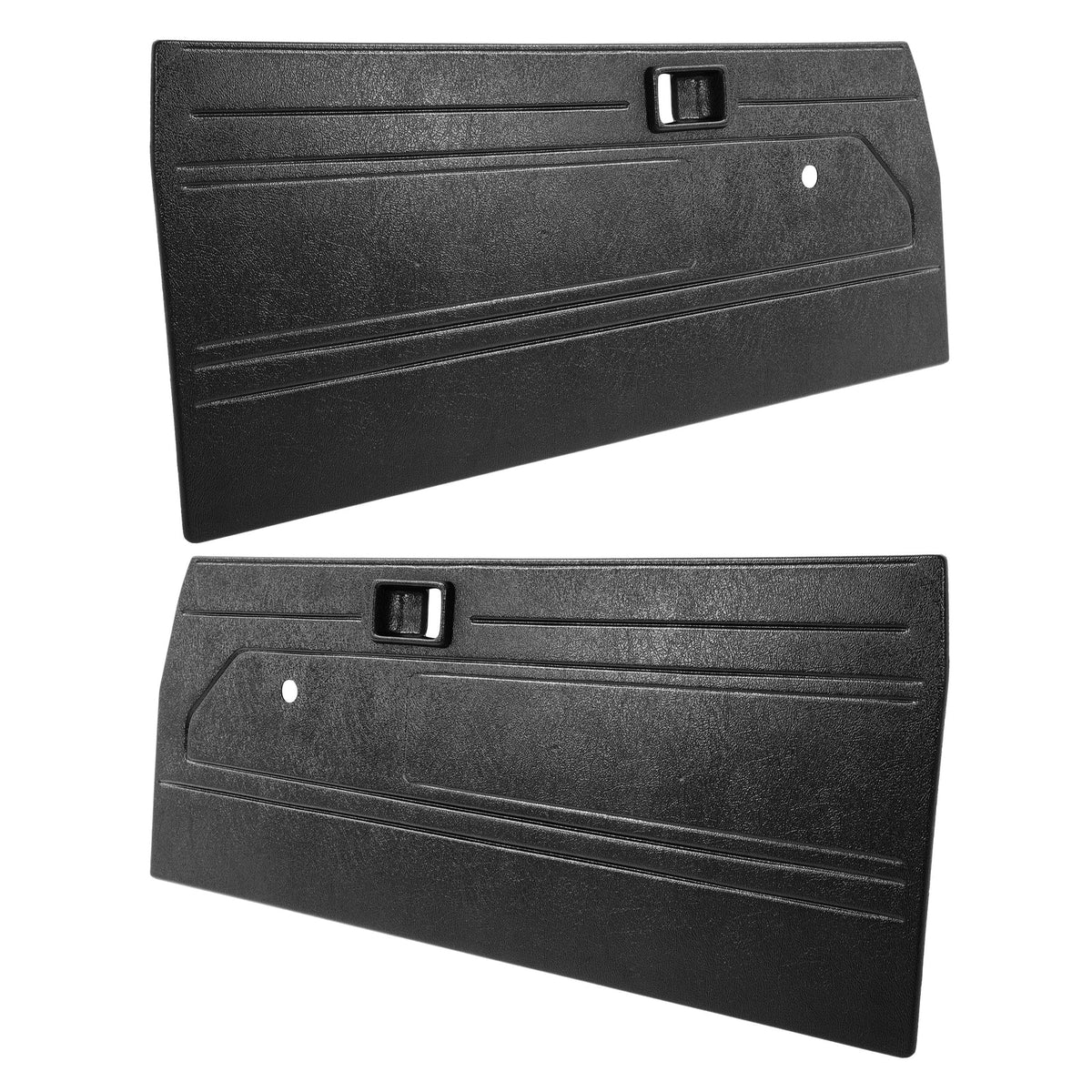 Fit 84-87 Toyota Pickup Truck Interior Door Panels Center Section Black ABS