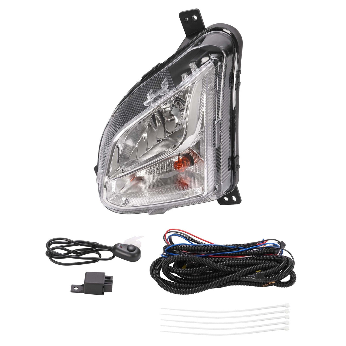 Bumper Fog Light w/Signal Lamp Left Driver For Chevy Equinox 2018-2021 w/Wiring