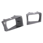 2PCS Headlight Door Set Bezel For Ford Super Duty F250 F350 F450 F550 1999-2004