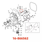 4Pcs For Mercruiser Alpha 1 Gen II-MC1-Bravo 1-2-3 Gimbal Housing Stud 16-866652