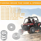 Parking Brake Pad Shims & Springs for 05-13 Polaris Ranger 500 700 800 900 EV