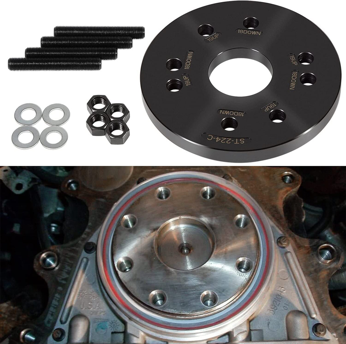 Rear Crankshaft Seal & Wear Sleeve Installer for Cummins 3.9L,5.9L,6.7L,ISC 8.3L