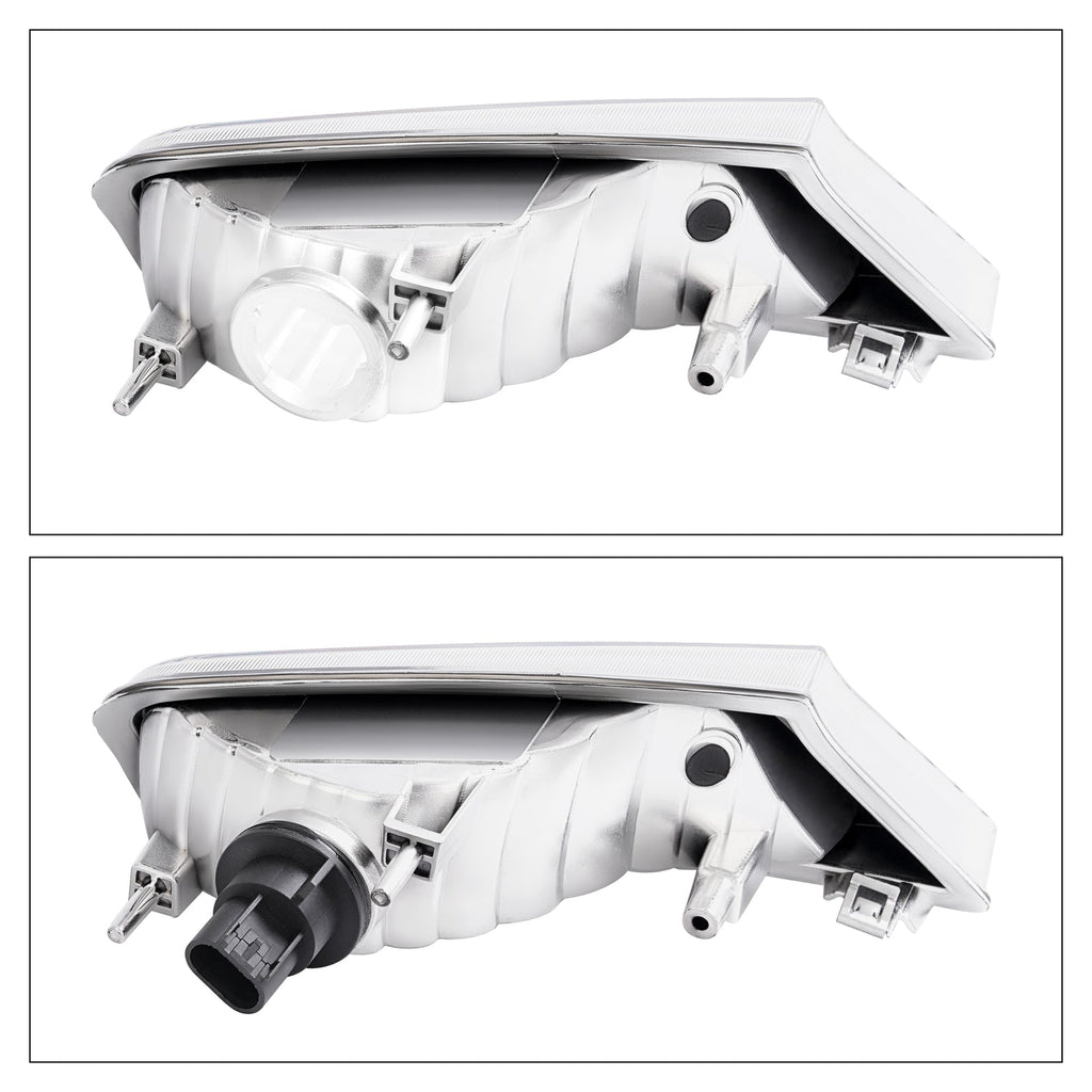 Left&Right Clear Marker Signal Corner Parking Lights For Jeep Liberty 2008-2012