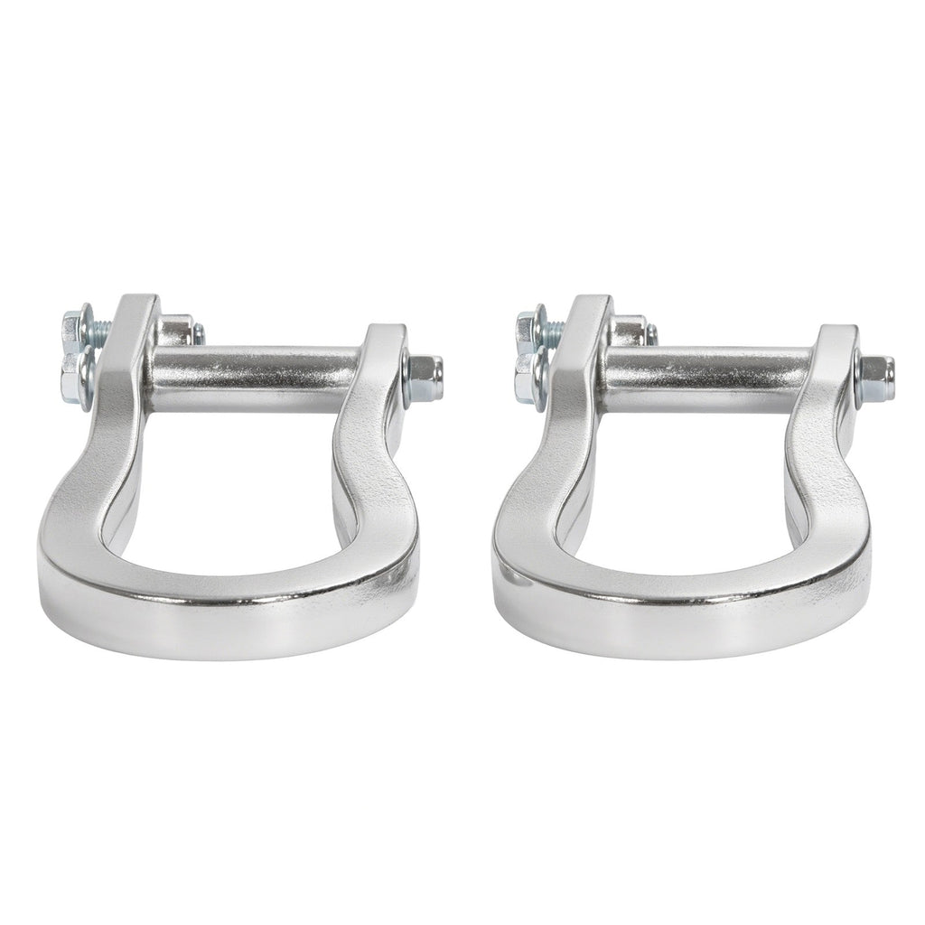 2Pcs Chrome Tow Hooks #84072462 For Chevrolet GMC Silverado Sierra 1500 2007-19