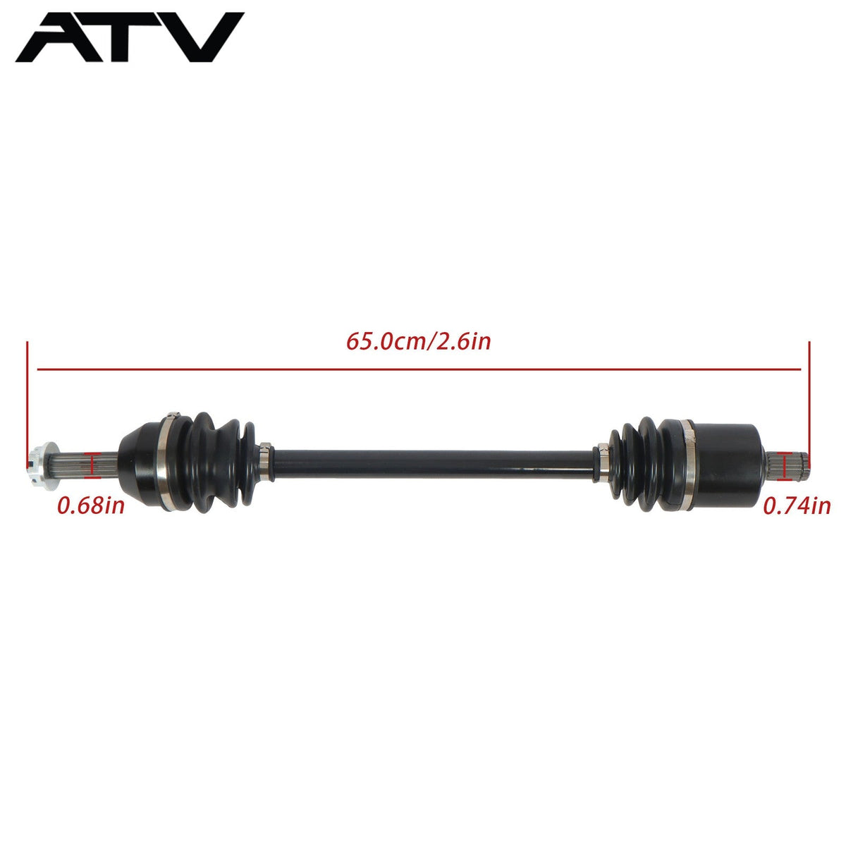 1333238 Front Left/Right CV Axles Drive Shaft For Polaris Ranger 500 570 17-22