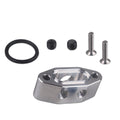 FOR LS TWIN TURBO DUAL 90 degree 1/8" NPT OIL FEED LINE ADAPTER PLATE LS1