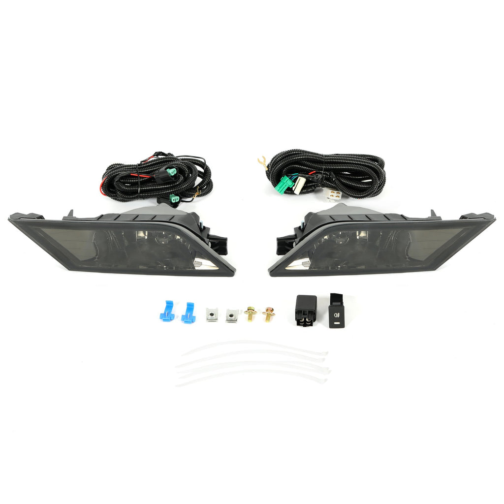Fits 2011-2013 Honda Odyssey Smoke Bumper Lamps Driving Fog Lights+Switch Pair
