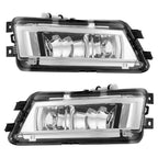 For VW Passat 2012-2015 Front Bumper Fog Lights Corner Lamp & Lower Grille 7PC