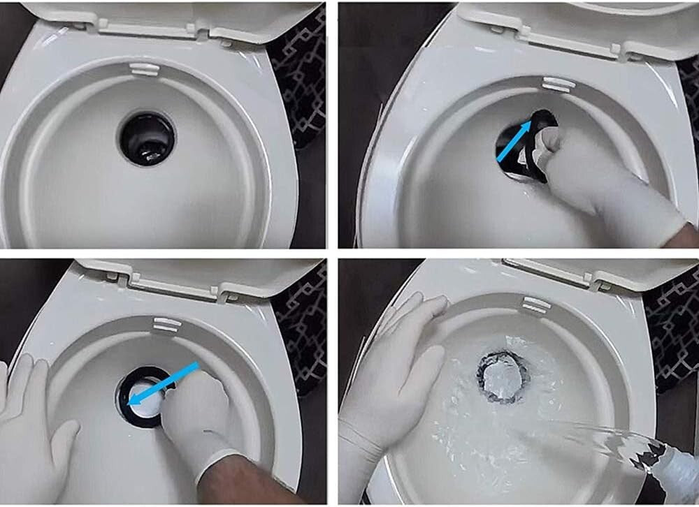 2Pcs Toilet Flush Ball Seal 385311658 Replacement For Dometic 300 310 320 RV