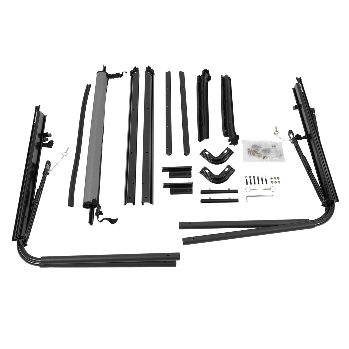 For 1987-1995 Jeep Wrangler YJ Complete Soft Top Support Frame Bow Kit