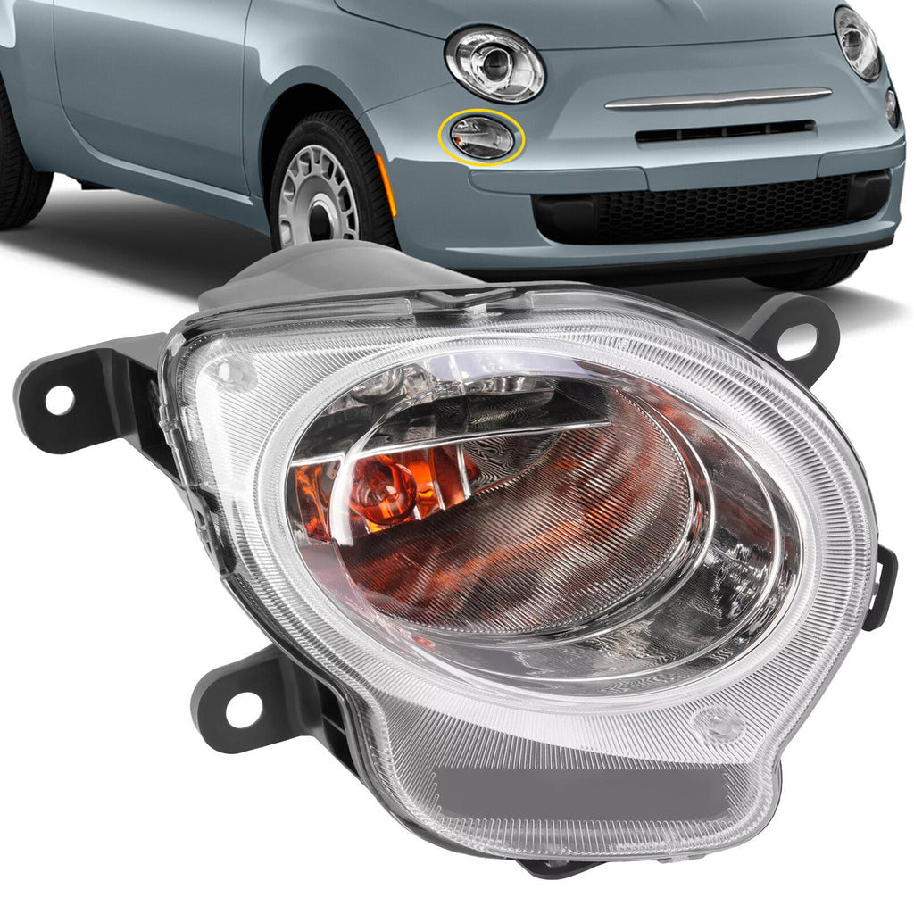 For Fiat 500 2012-2017 Clear Lens Turn Signal Light Right Passenger Side 12-17