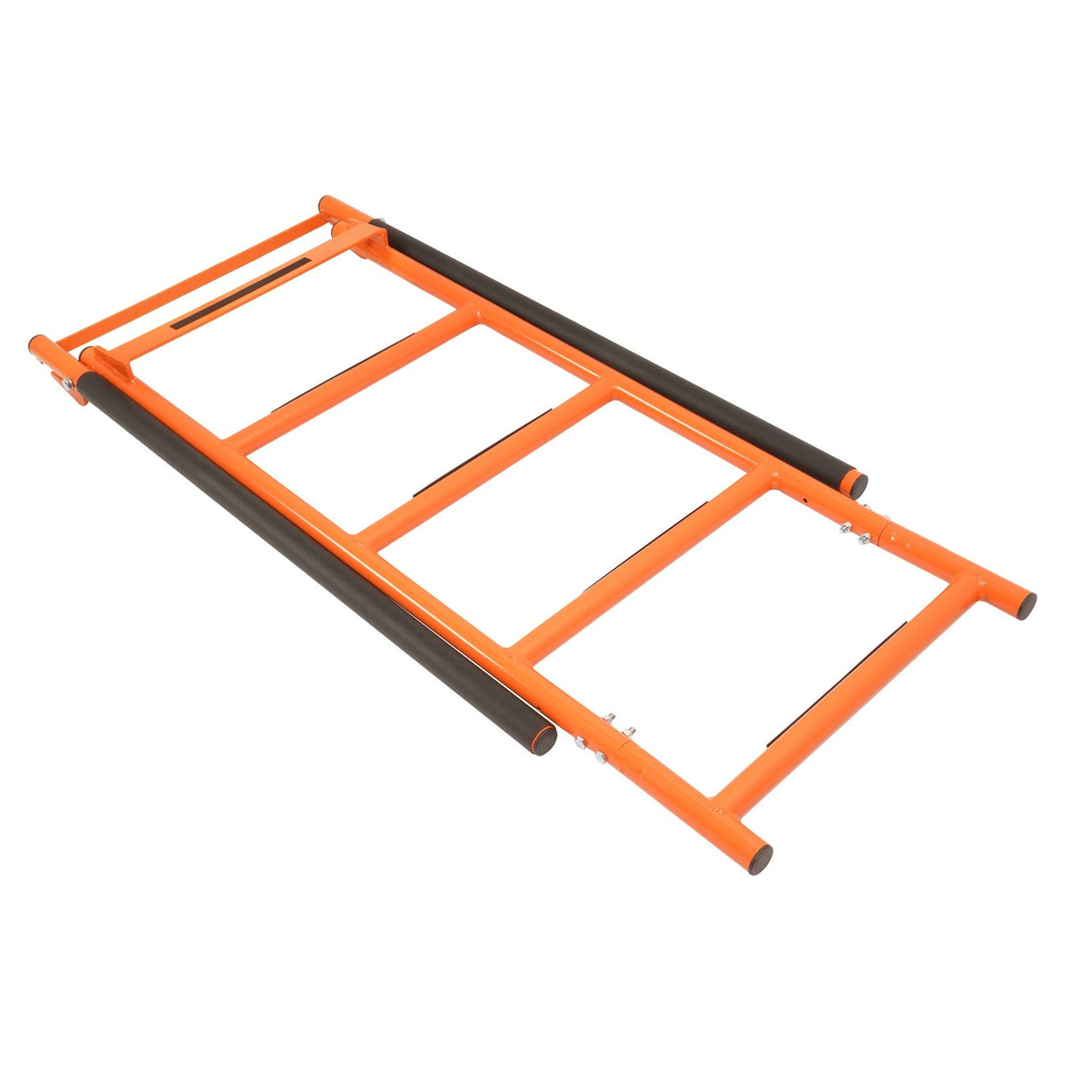 Flatbed Trailer Access Ladder Orange 5 Step For 48 Inch Rail Mount Powder Coated