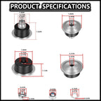 5100 Series Front & Rear Monotube Shocks for Silverado Sierra 1500/2500/3500 HD