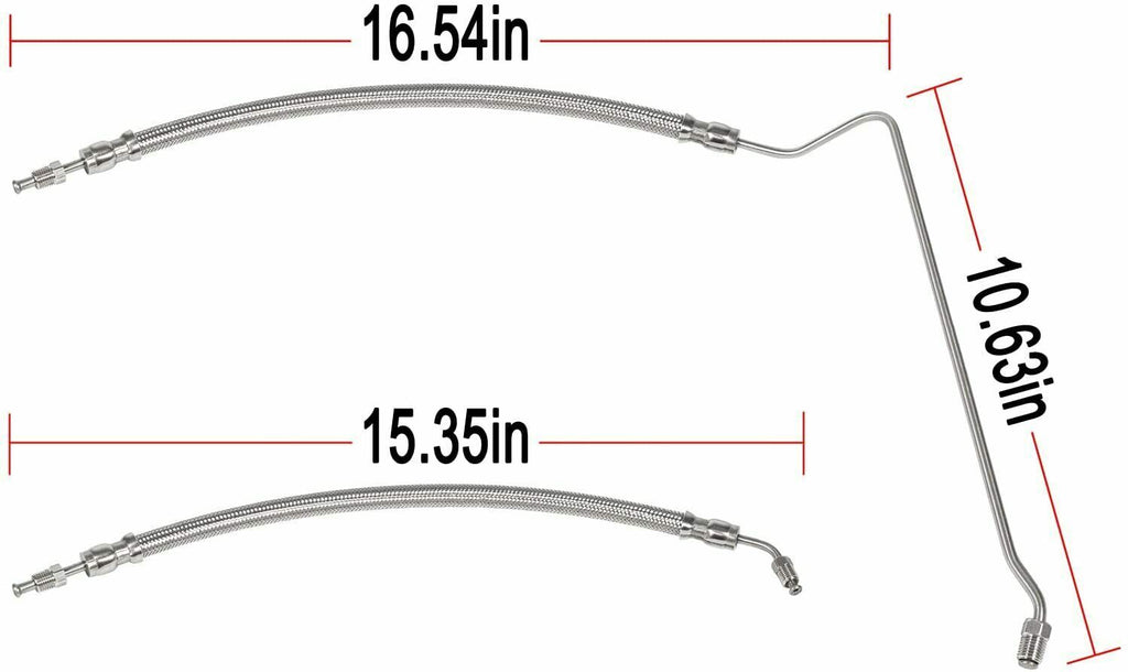 32-864588 Trim Ram Hydraulic Cylinder Hose MerCruiser Bravo 32-99904Q 32-864589