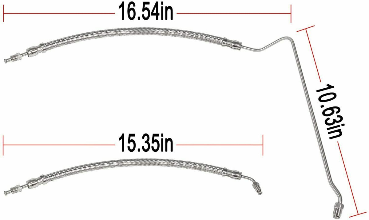 32-864588 Trim Ram Hydraulic Cylinder Hose MerCruiser Bravo 32-99904Q 32-864589