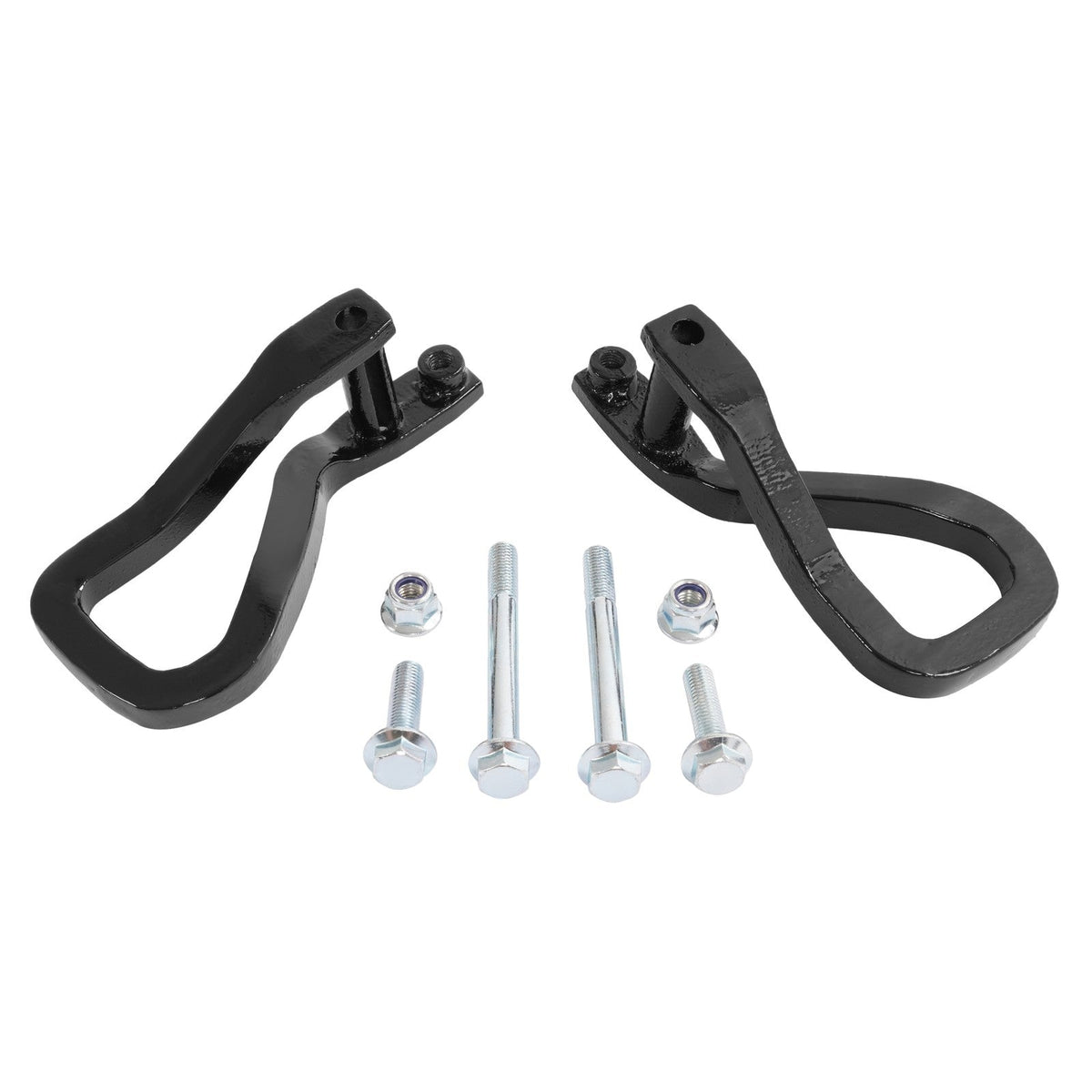 Heavy Duty Front Car Tow Hooks w/ Bolts For GMC Sierra 1500 2019-2026 Black