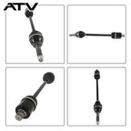 2 Pack Rear CV Axle Drive Shaft for 2017-19 Polaris Ranger Crew XP 1000 1334175