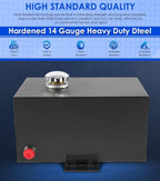 5 Gallon 14 Gauge Steel Hydraulic Fluid Reservoir Tank with Breather Cap