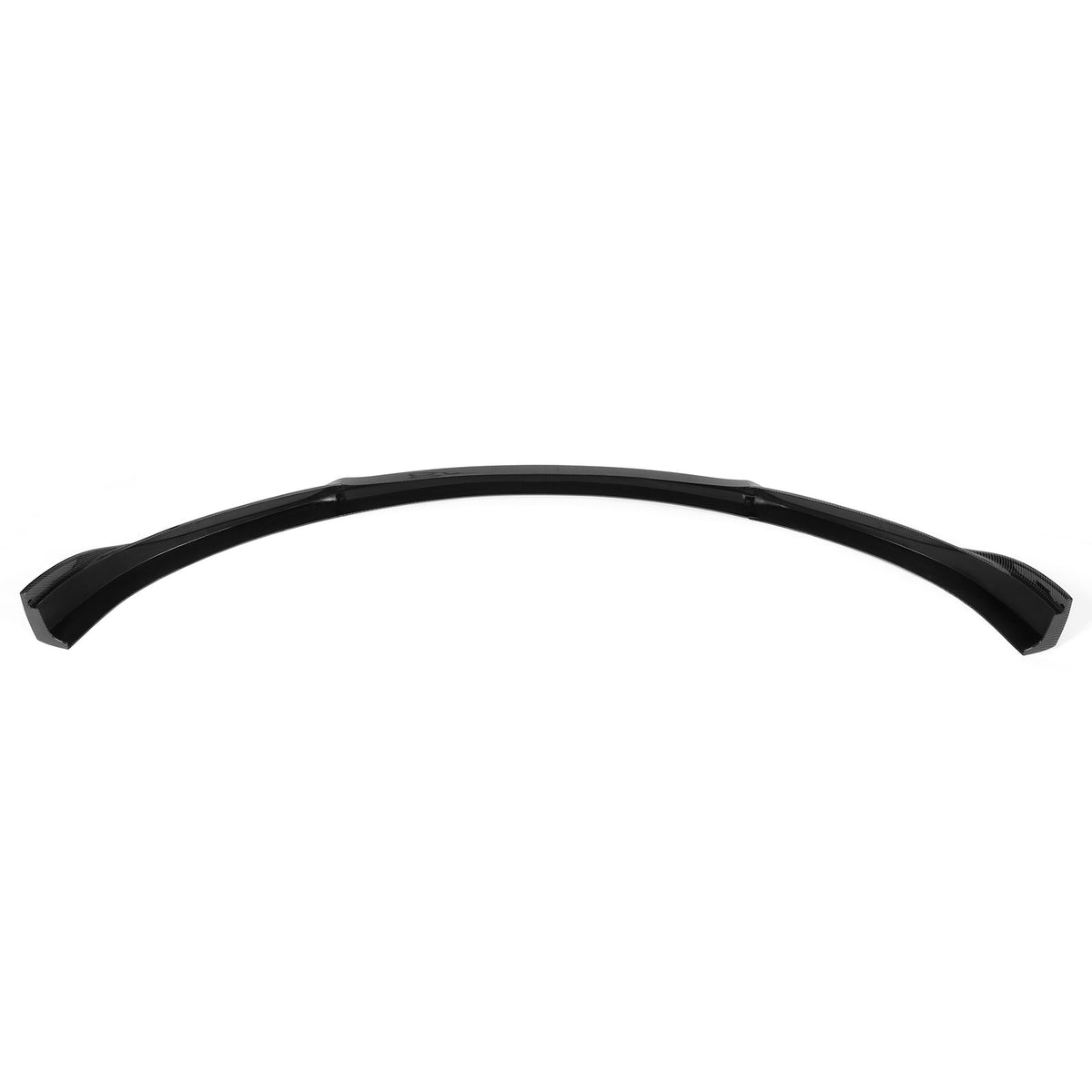 For Tesla Model S Sedan 12-16 Front Lower Bumper Lip Carbon Fiber Style Spoiler
