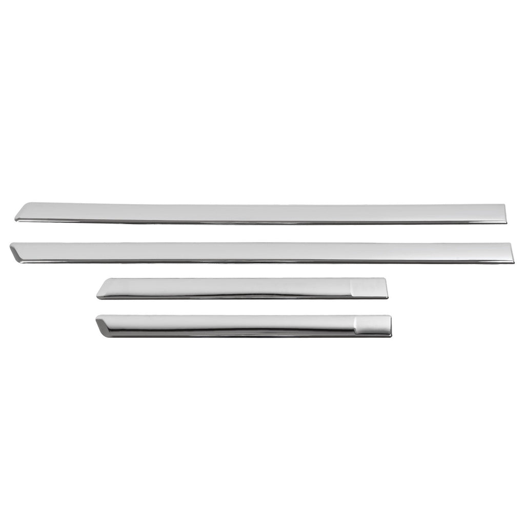 For 2011-2013 Jeep Grand Cherokee Side Door Molding Trim Cover Kit Chrome