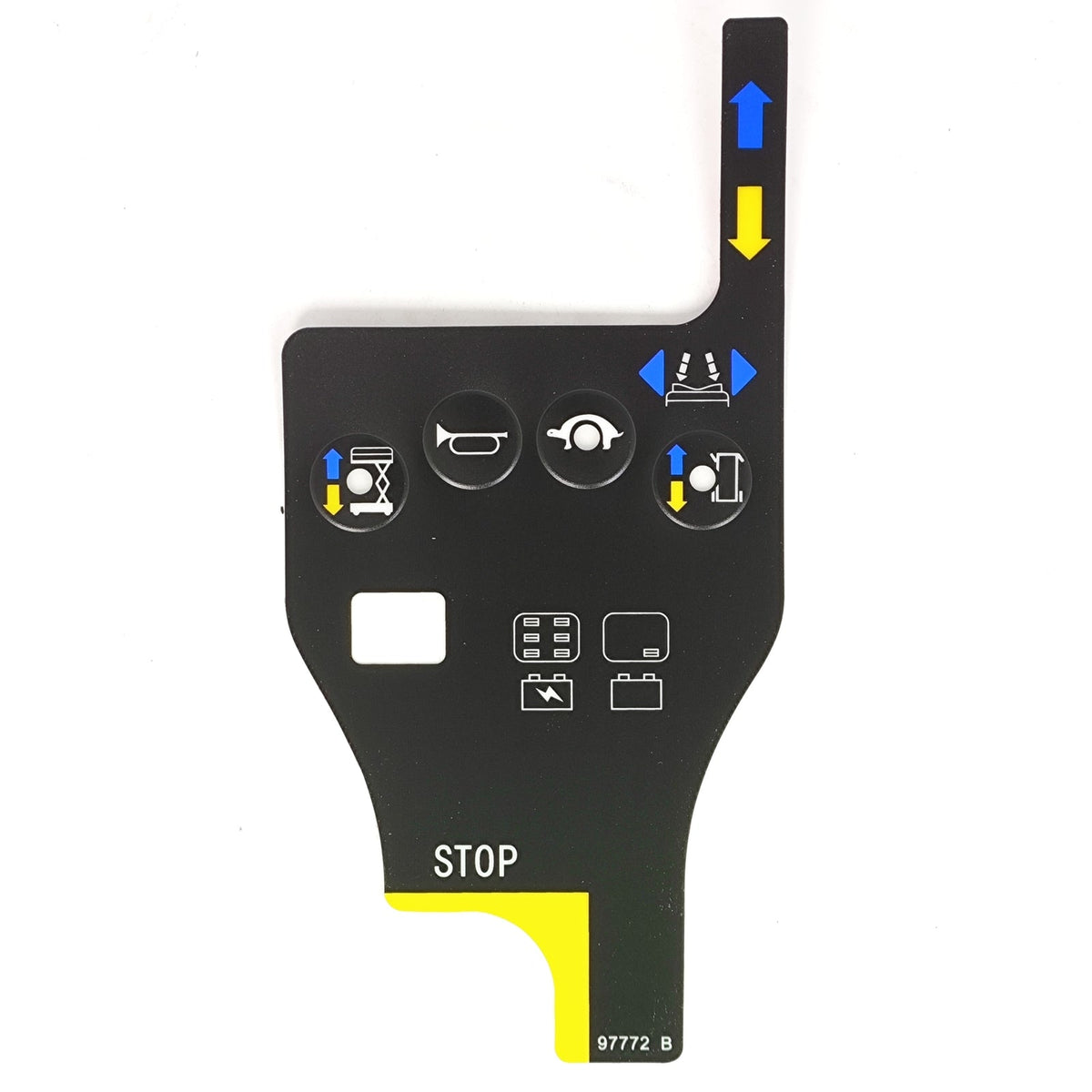 97772GT Control Box Overlay Decal for Genie Gen 5 GS-2032 GS-1930 GS-3232 QS-12R