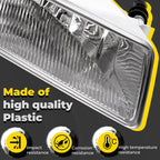 Fog Lights Lamps w/Bulbs+Wiring For Ford Explorer XLT 06-10 & Sport Trac 07-10