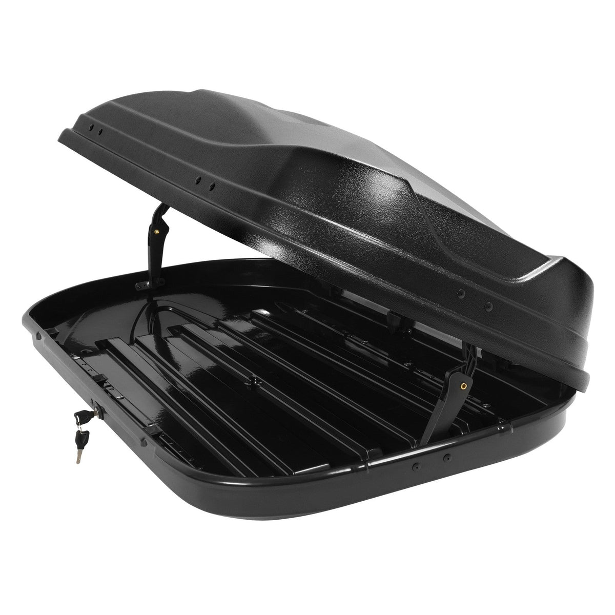 15 Cubic Hard Shell Roof Top Mount Car Storage Travel Luggage Box Cargo Carrier