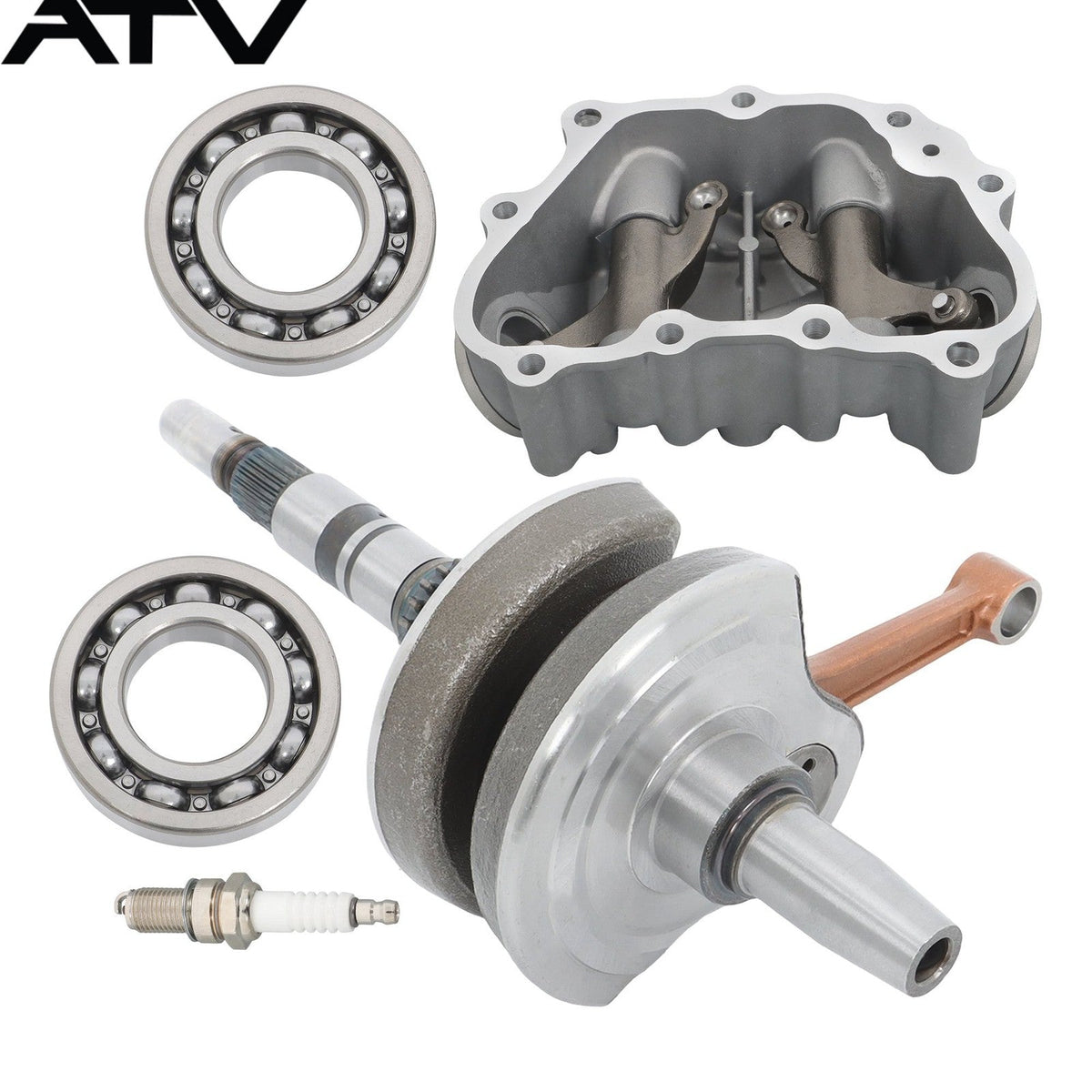 Engine Crankshaft+Cylinder Head Cover For Honda Recon 08-14 TRX 250 13000HM8A40