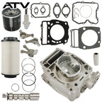 For Polaris Ranger 500 Cylinder Piston Camshaft Rocker Arm Top End Kit 1999-2012